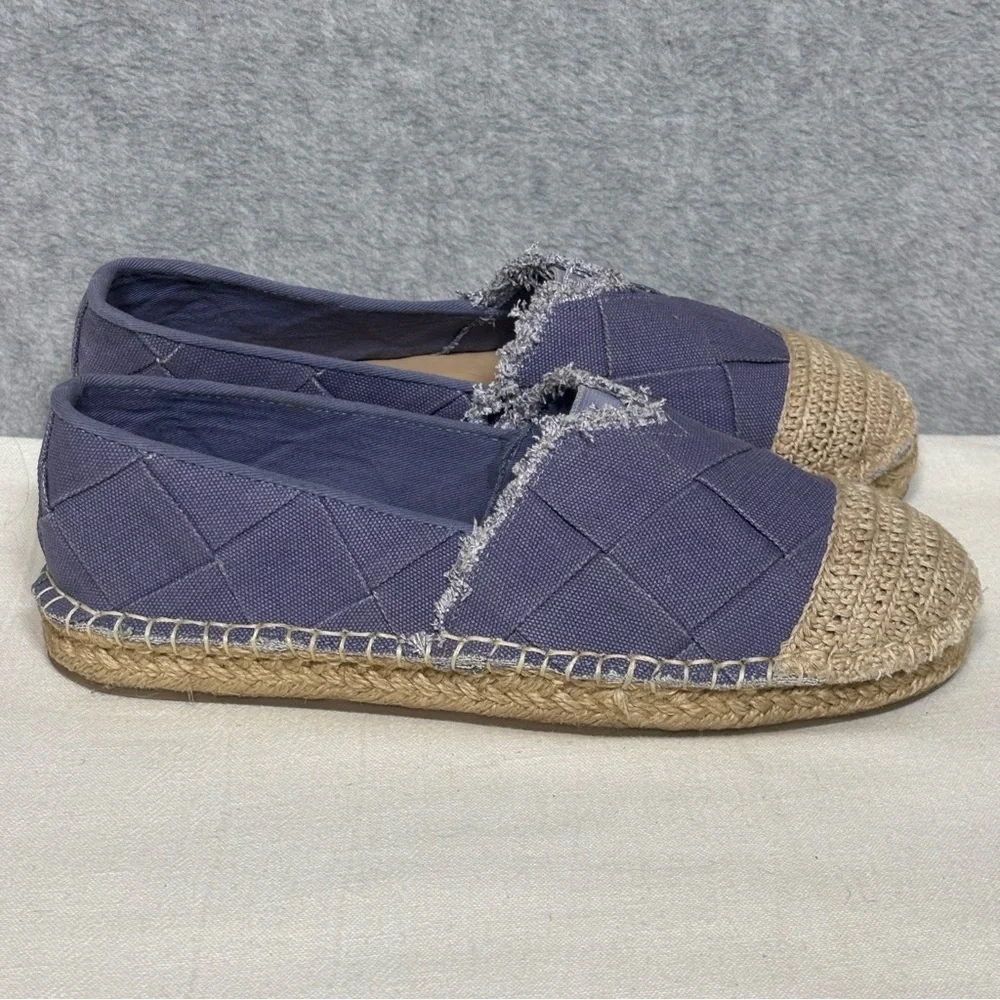 Coldwater Creek Elena Espadrilles by Walk With Me-Thistle Blue-Women Size 8.5
